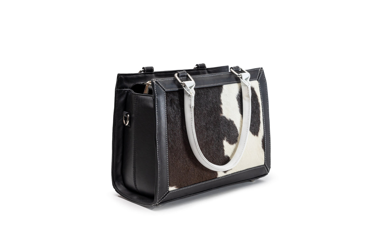 Quintana Cowhide Leather Handbag, view 1