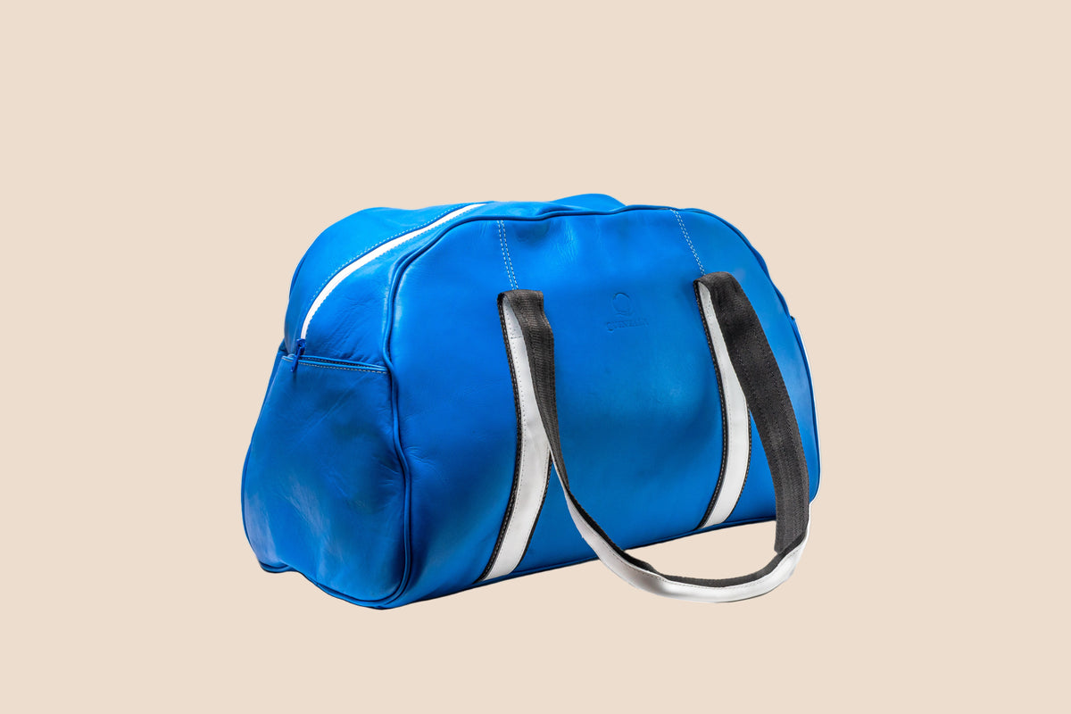 Quintana Classic Leather Duffel Bag, view 1