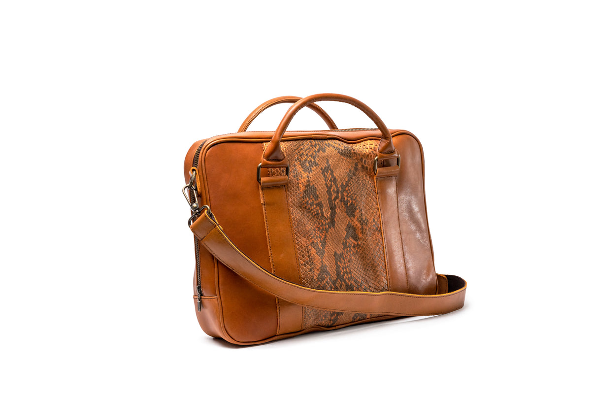 Quintana Leather Travel Briefcase, view 1