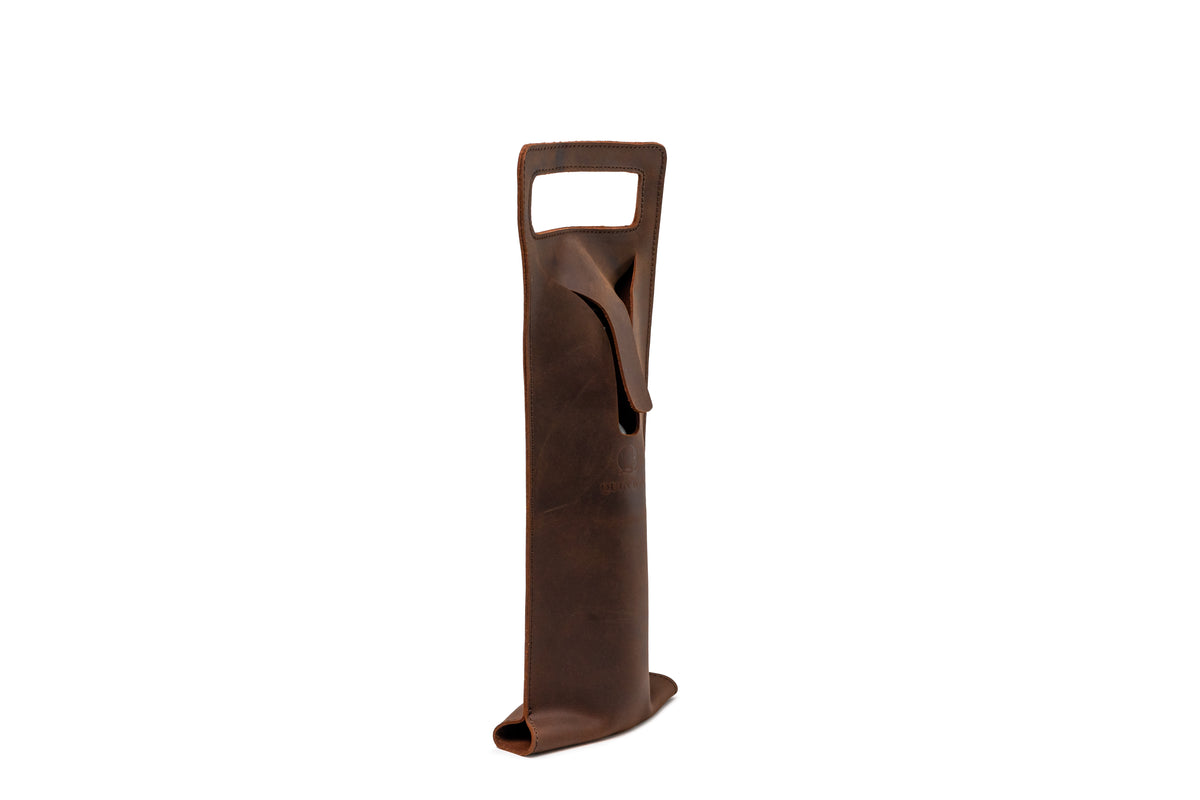 Quintana Leather Wine Tote