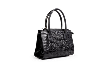 Quintana Crocodile Leather Handbag