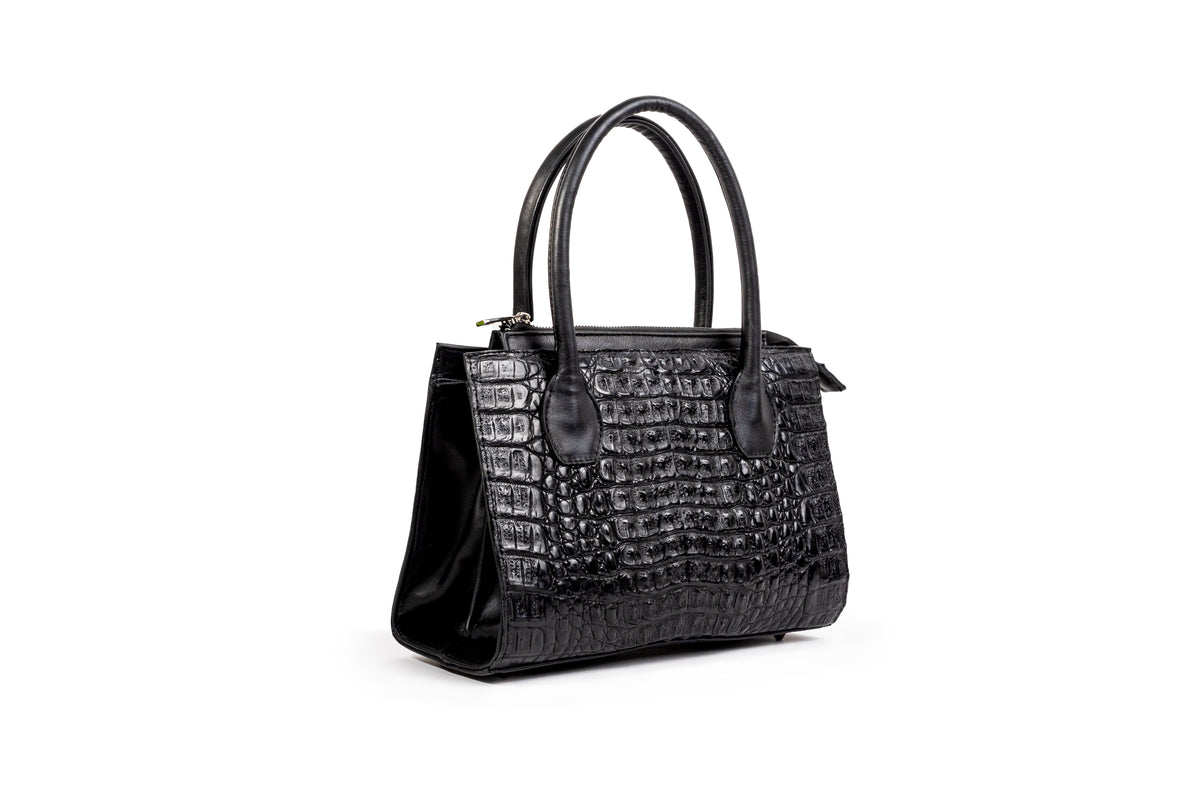 Quintana Crocodile Leather Handbag