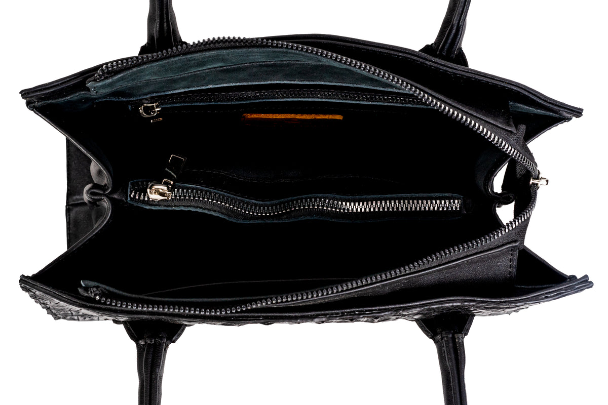 Quintana Crocodile Leather Handbag