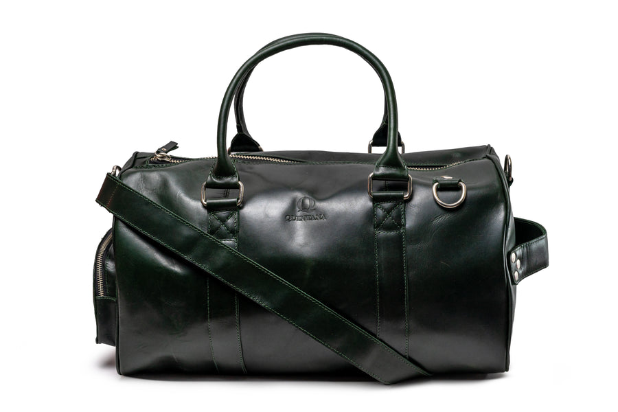 Quintana Vegetable-Tanned Leather Duffel Bag